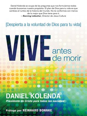 cover image of Vive antes de morir / Live Before You Die